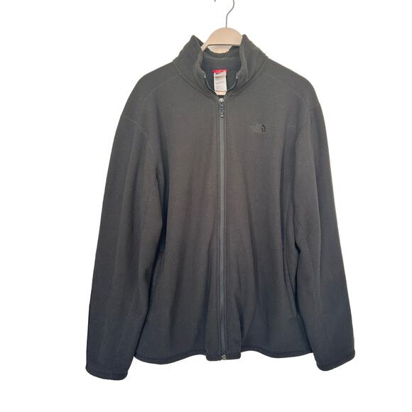 The North Face Men's Full Zip Fleece Jacket Long Sleeves Outdoor Gray Size XL - Picture 2 of 11